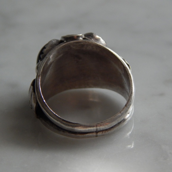Sterling silver / black onyx ring - Picture 5 of 6